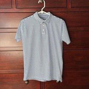 J Crew Factory Crewcuts Blue and White Stripe Polo